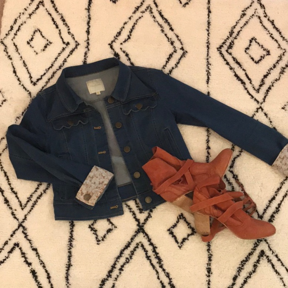 ModCloth Denim jacket nwot